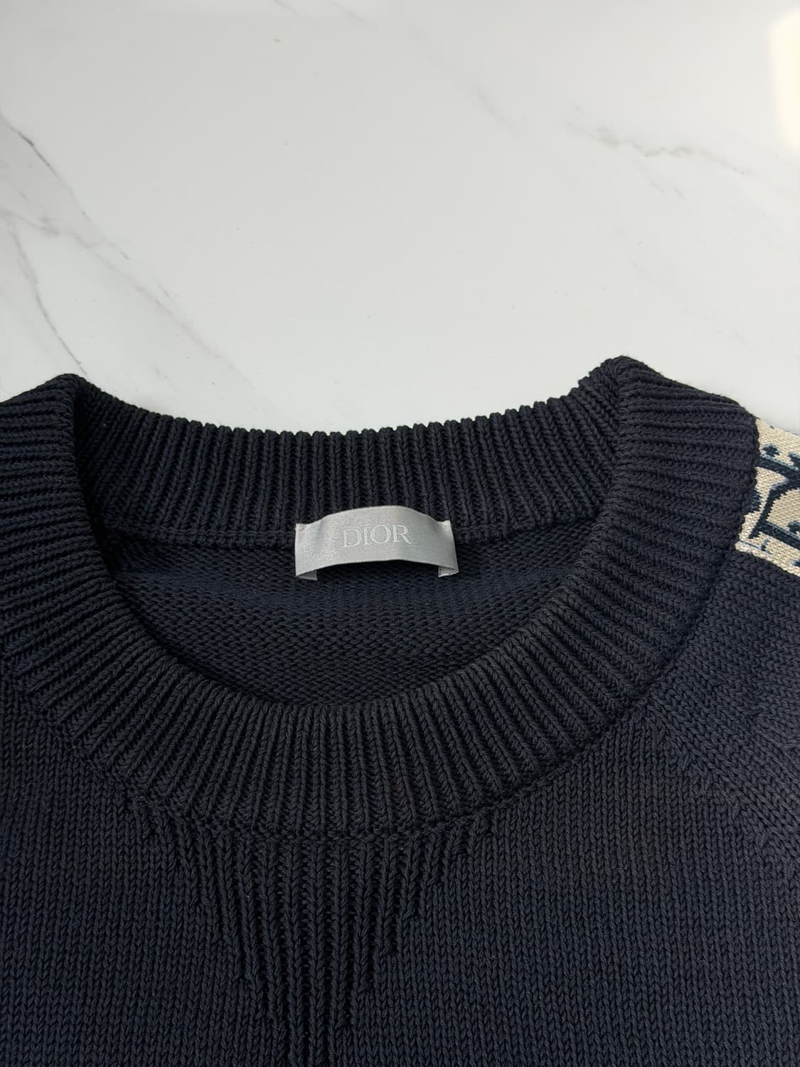 디올 인서트 오블리크 사이드 니트 L 한글택 상품이미지2