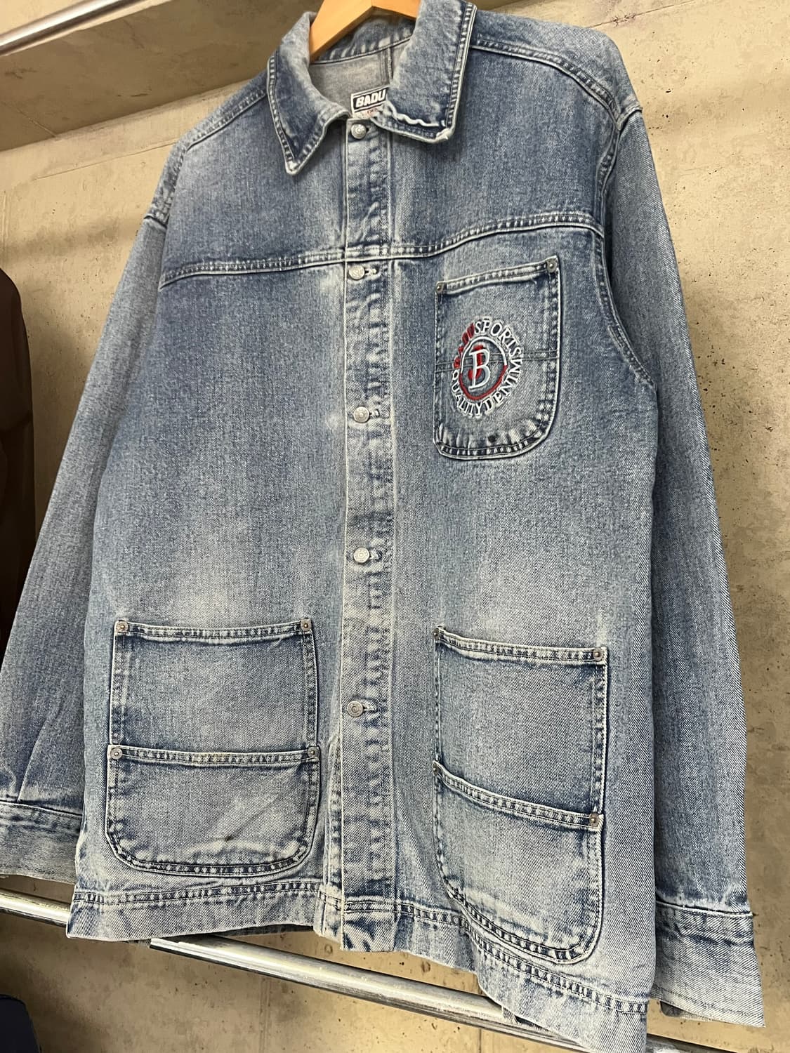 90s USA BADU JEANS DENIM JACKET 상품이미지3