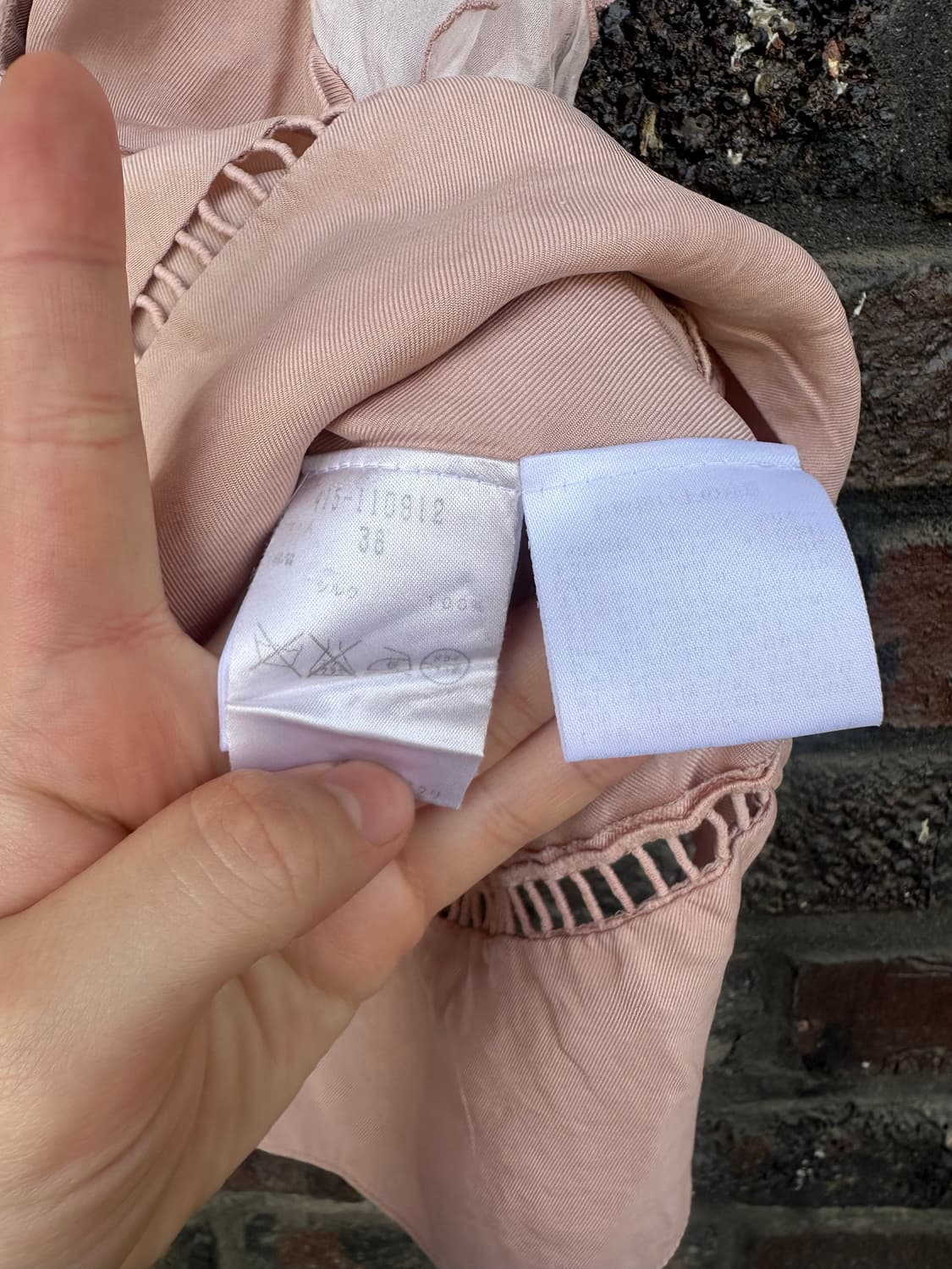 Stella Mccartney 핑크 프릴 슬리브리스 상품이미지4