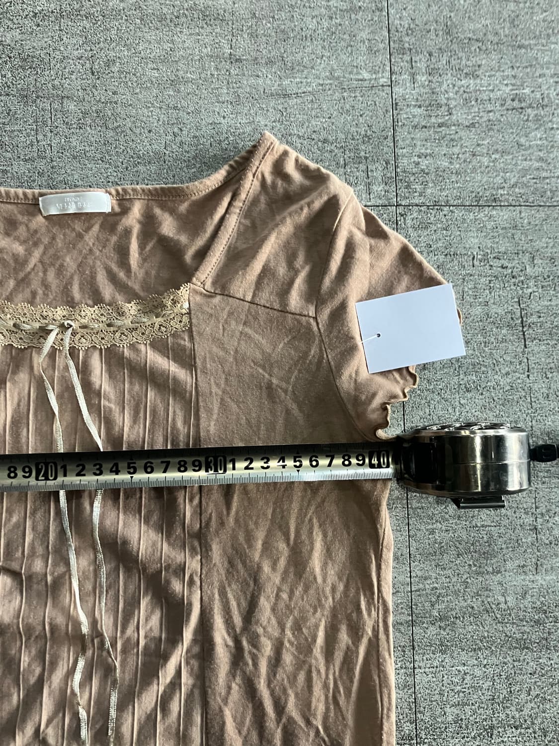 일본빈티지 Vebmelbbe 하구미모리걸 달천깔페어리 레이스리본티셔츠 상품이미지2