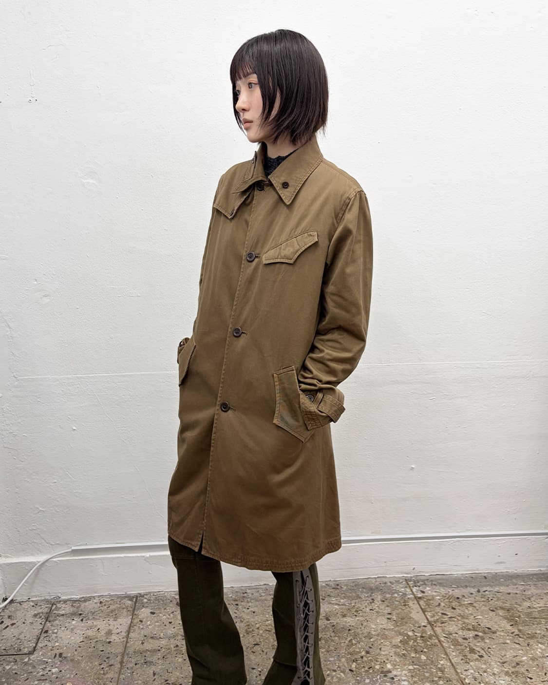 빈티지 밀리터리 코트 상품이미지5