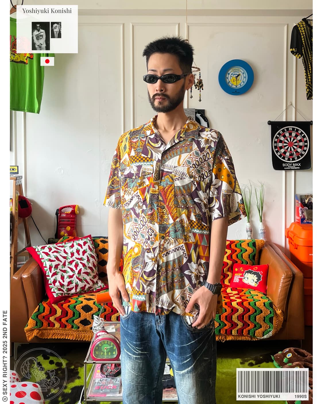 90s Konishi Yoshiyuki Native 1/2 Shirt 상품이미지1