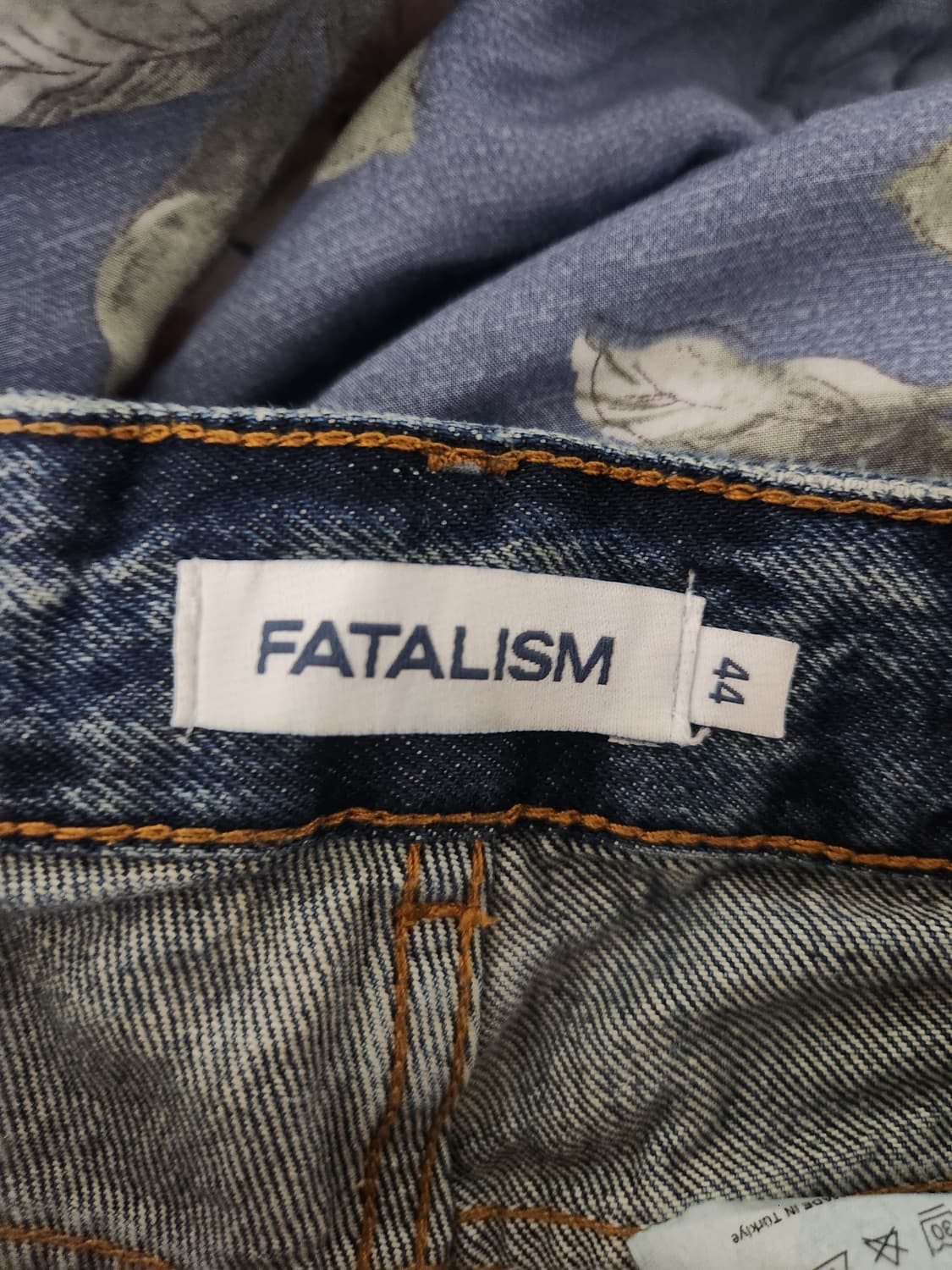 페이탈리즘 와이드 워시드 진 상품이미지3