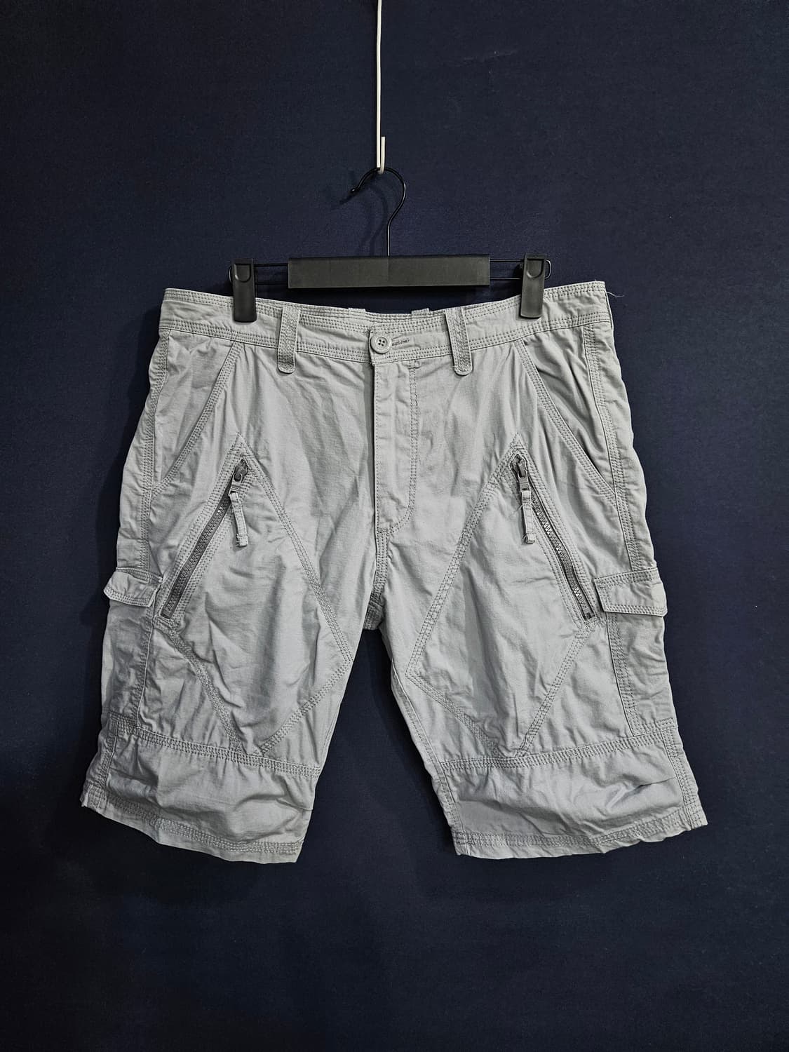 아르마니 익스체인지 라이트그레이 남성 허리 32 카고 반바지  상품이미지1