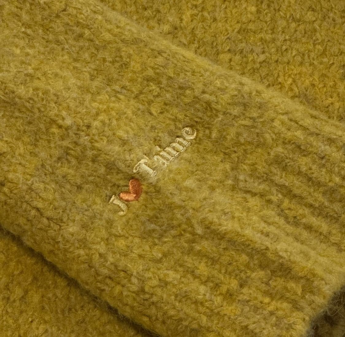 럭키슈에뜨 머스타드 목폴라 울 니트 상품이미지3