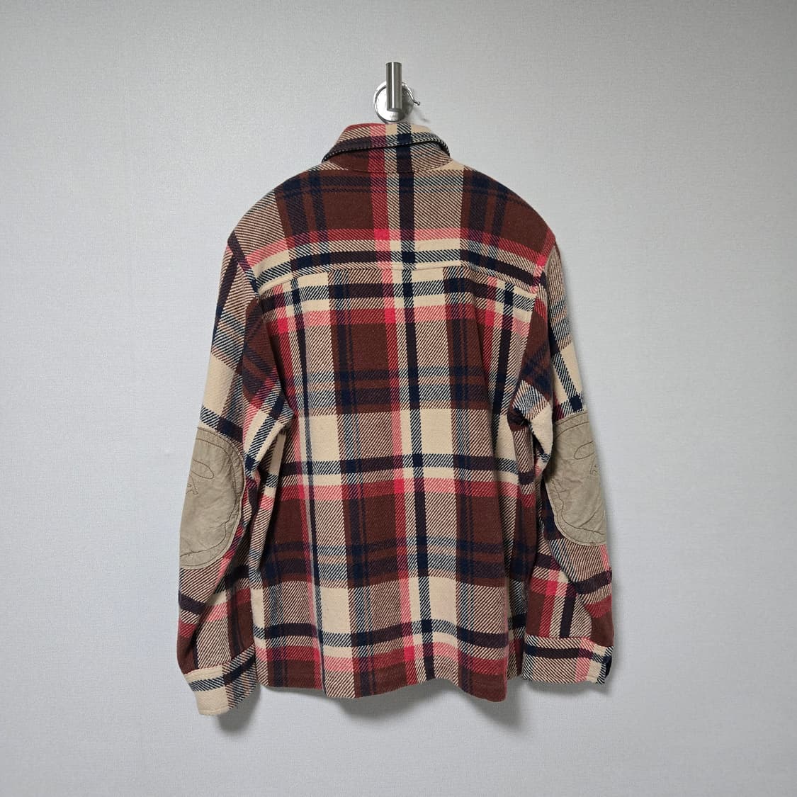 베이프 암 패치 플란넬 체크셔츠 / 여성 셔츠 / 여자 셔츠  상품이미지6