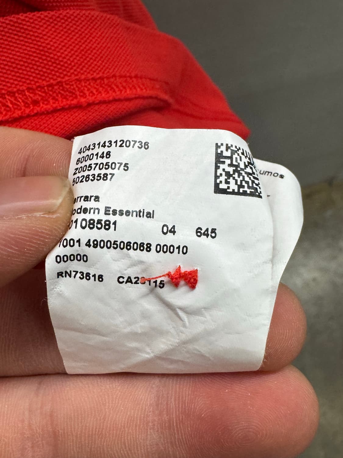 BOSS 보스 레드 반팔 폴로티 L 상품이미지8