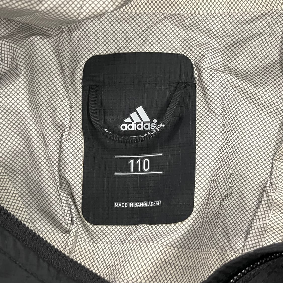 [정품/110] 아디다스 블랙 바람막이 후드 집업 b10 상품이미지5