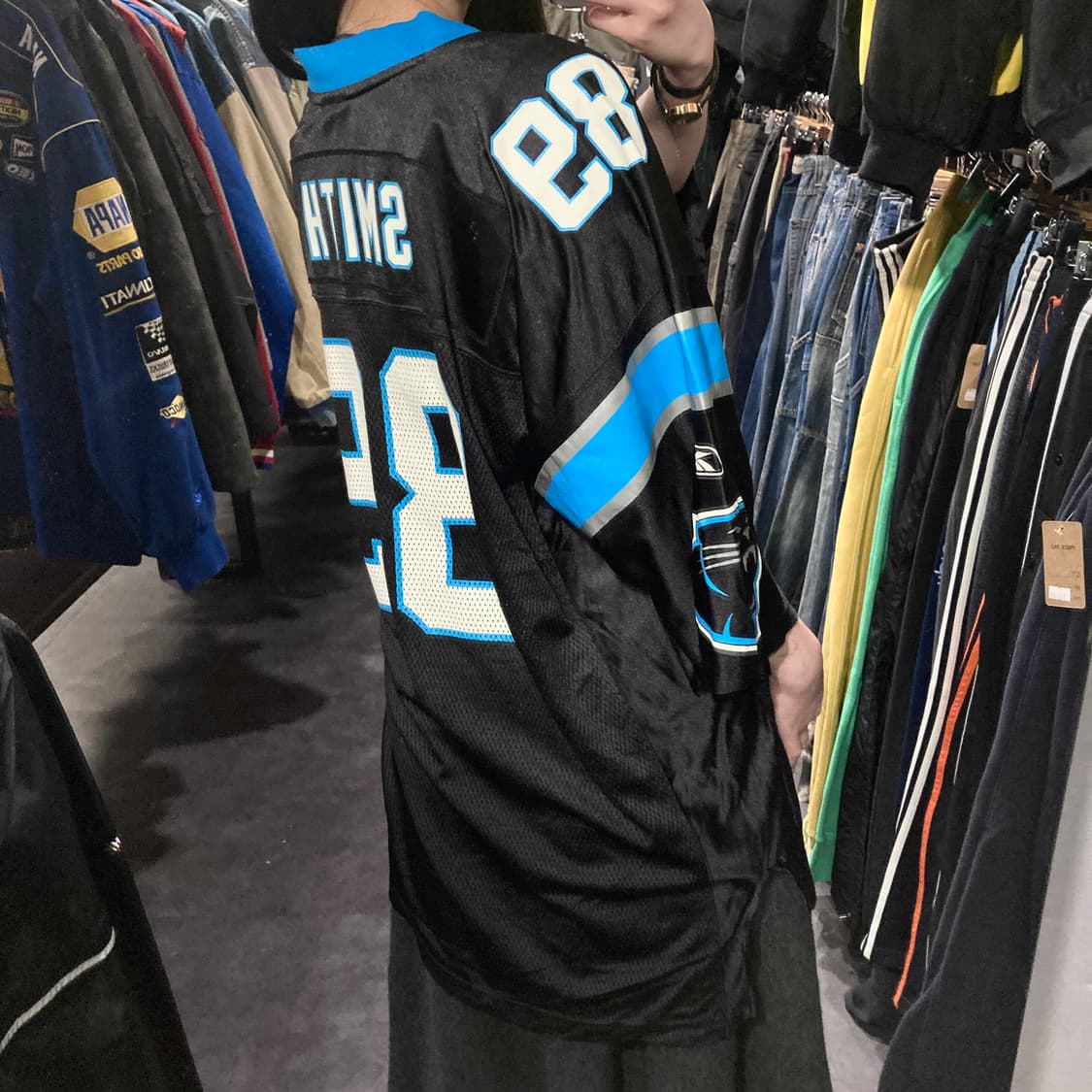 [IM] NFL X Reebok 블랙 No.89 반팔져지 상품이미지6