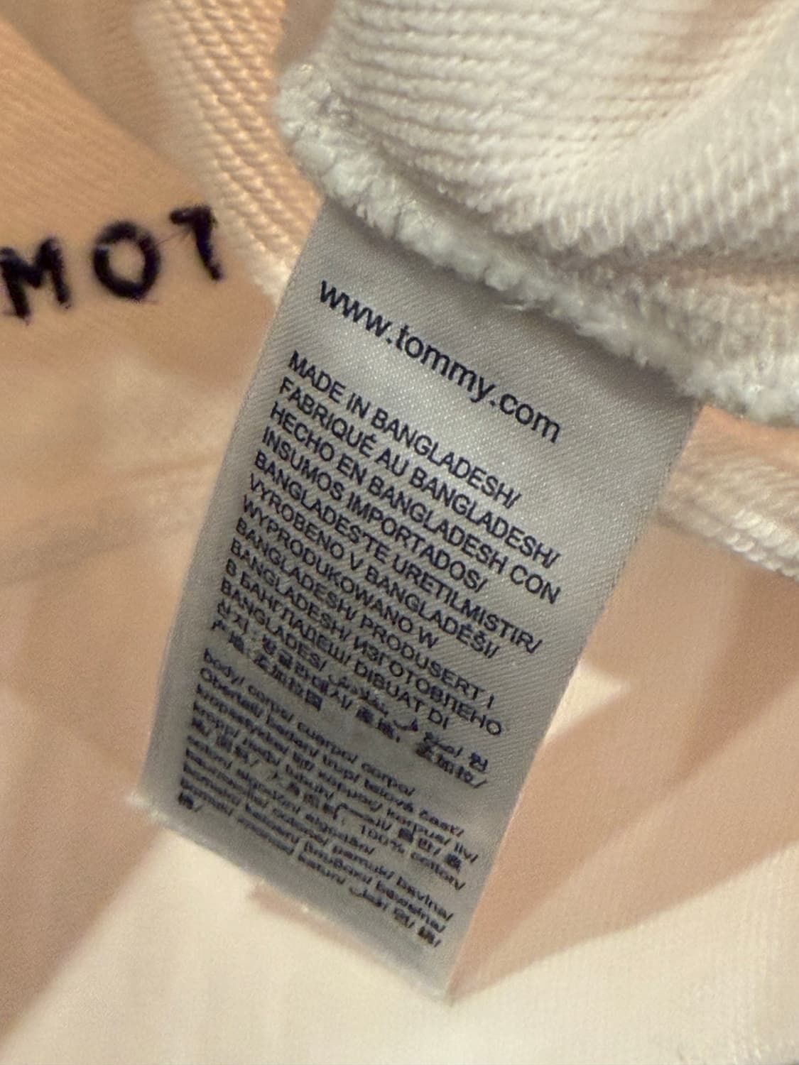 타미힐피거 자수 화이트 맨투맨 상품이미지5