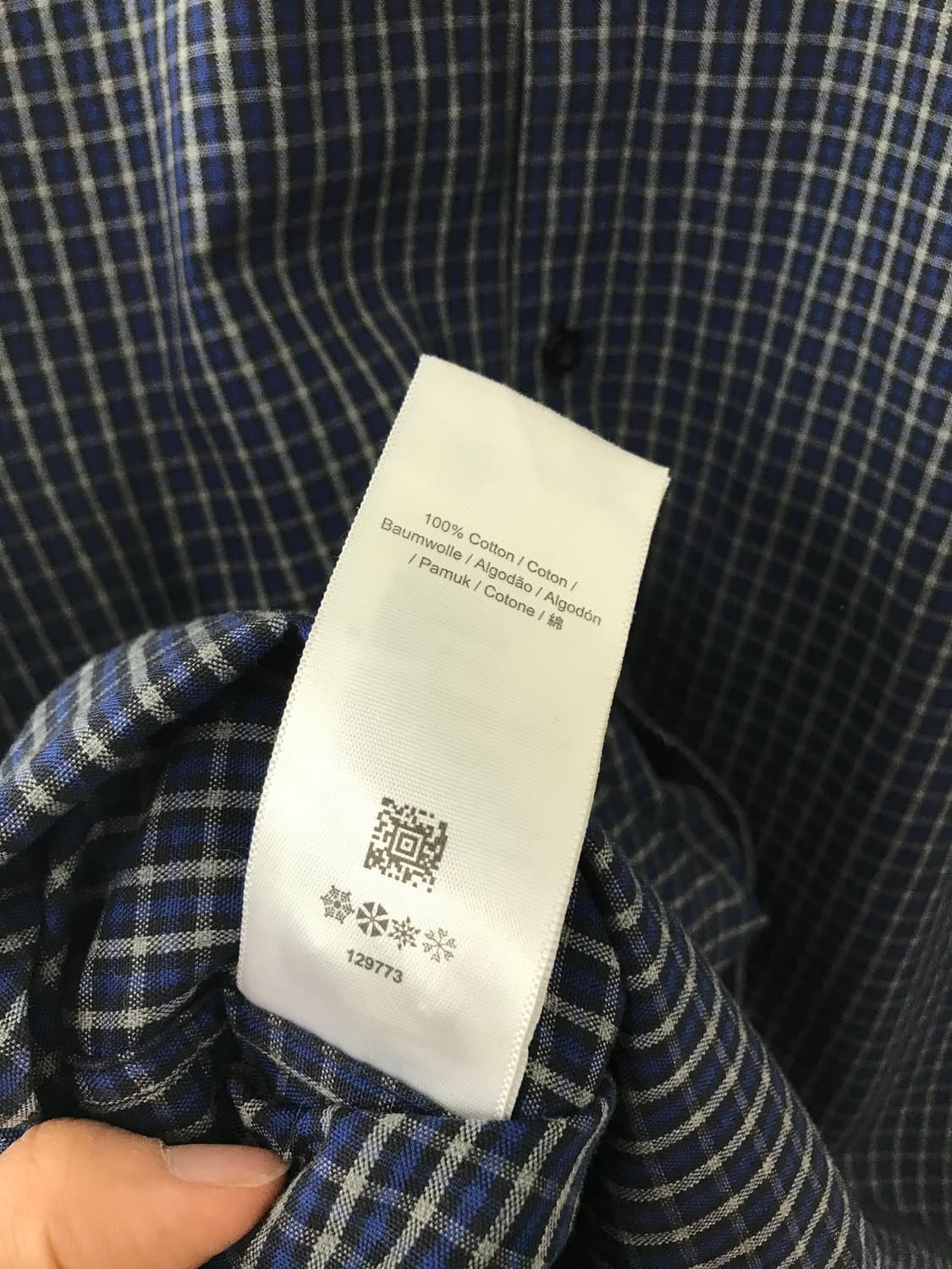 프레드페리 월계수 자수로고 체크 셔츠 상품이미지6