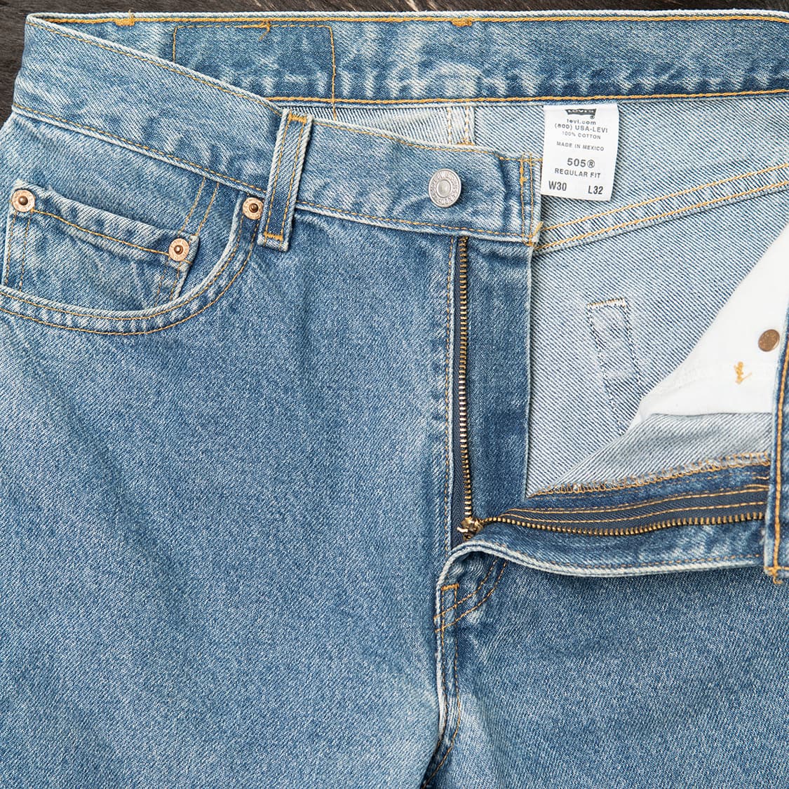 [28] 00s 리바이스 멕시코 메이드 505 데님팬츠 WB-53  상품이미지2