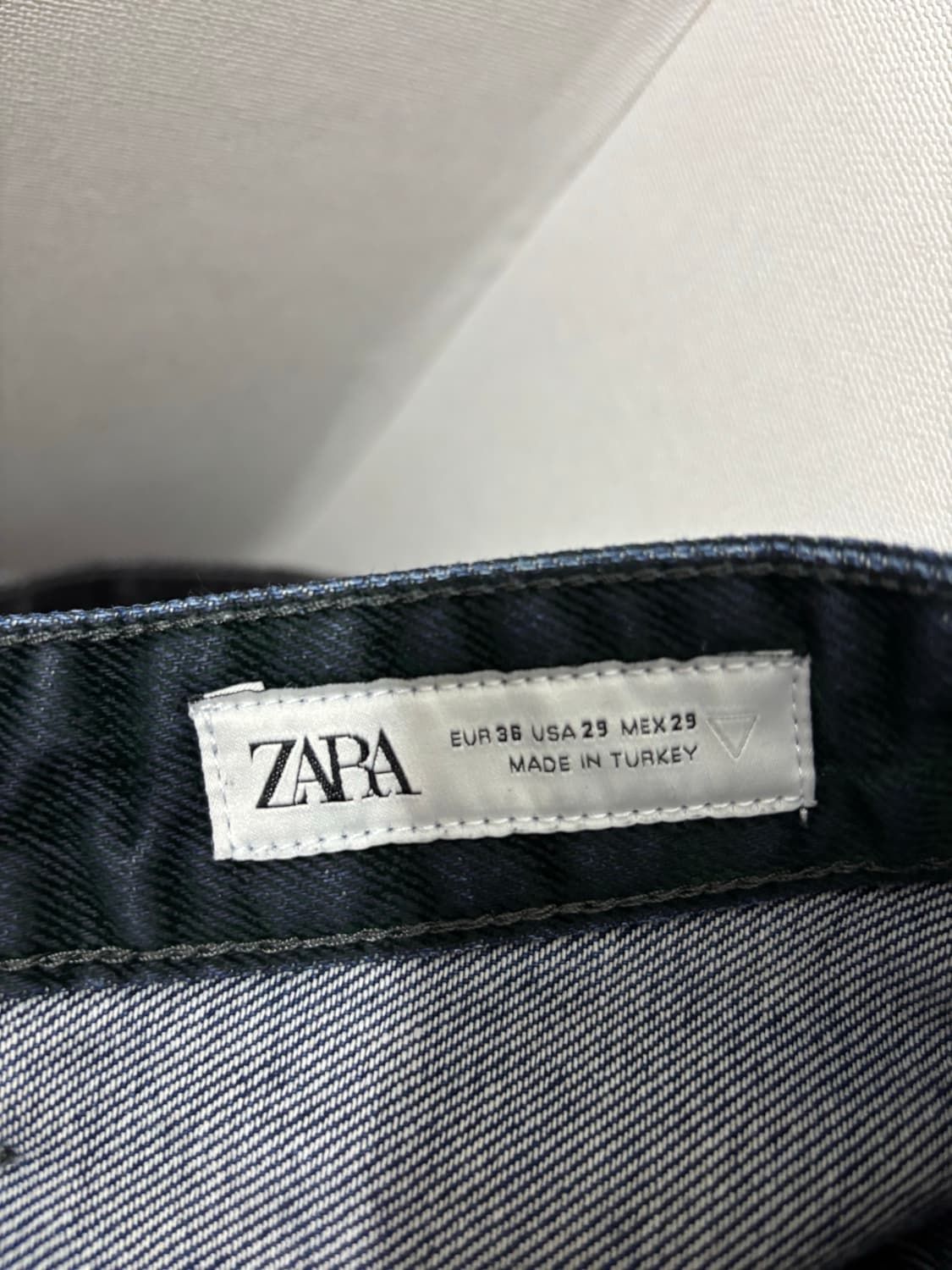 29 자라 ZARA 코듀로이 벨벳 데님 팬츠 상품이미지6