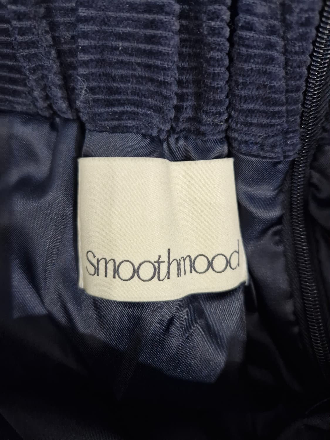 SMOOTHMOOD 스무스무드 코듀로이 스커트 네이비 상품이미지6