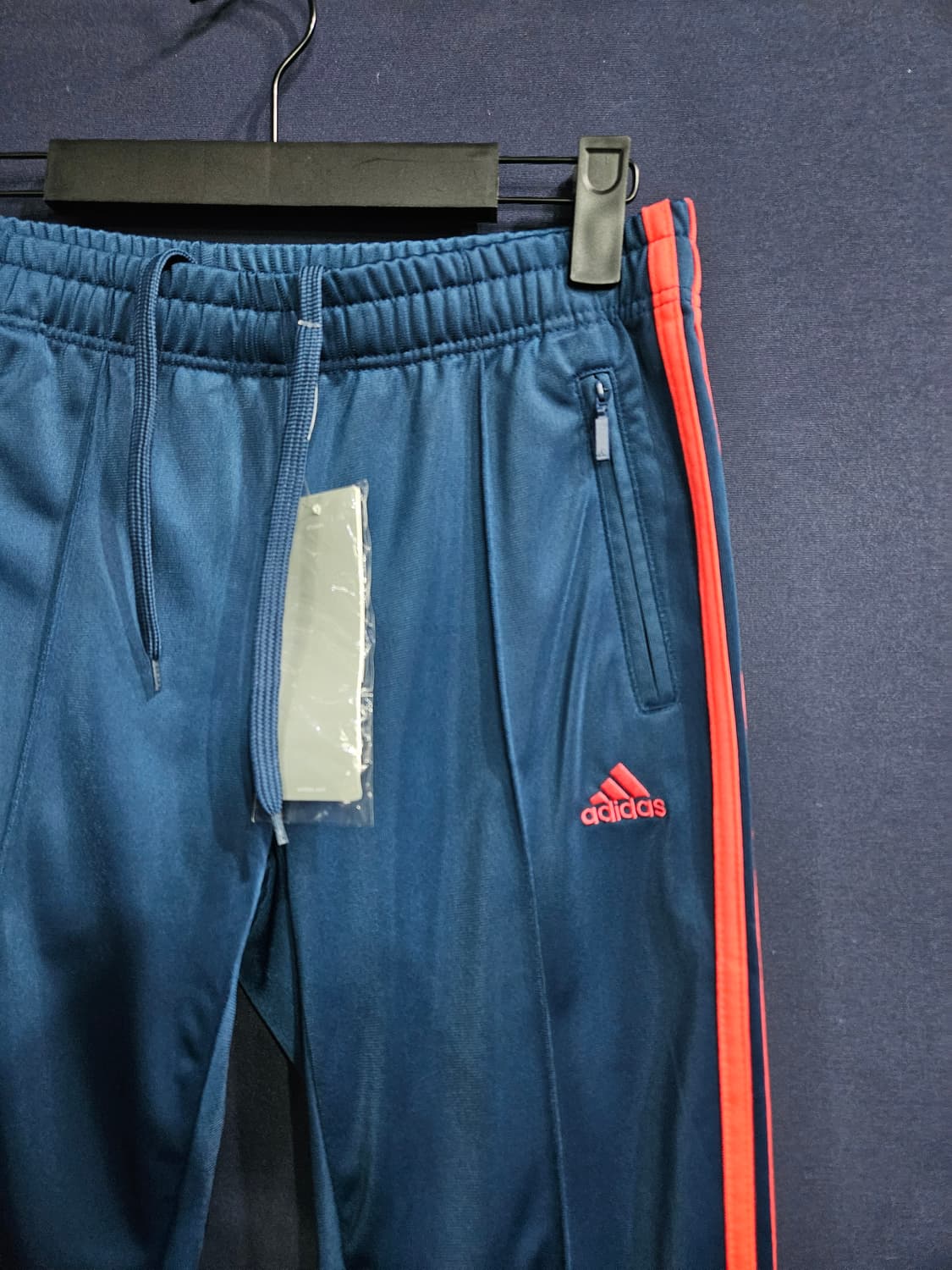 아디다스 삼선 다크블루 남성 허리 28~29 트레이닝바지  상품이미지4