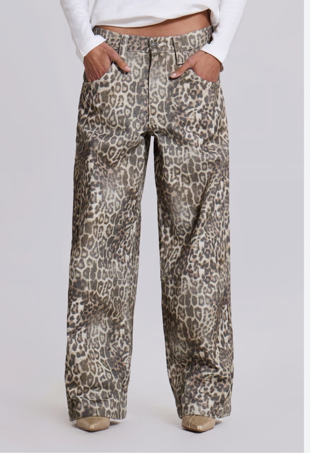 제이디드런던 leopard fade colossus jeans 상품이미지3