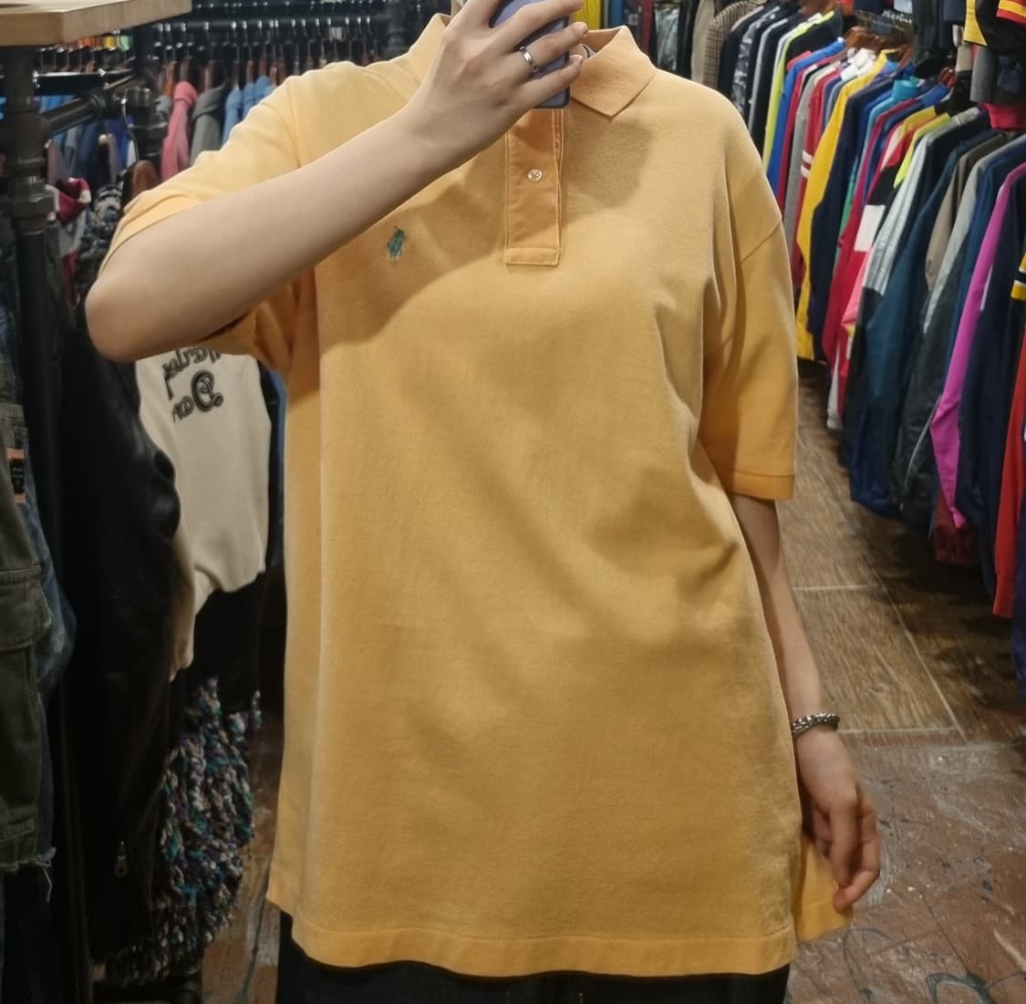 [Hi] 폴로 반팔 카라티 오렌지 상품이미지4