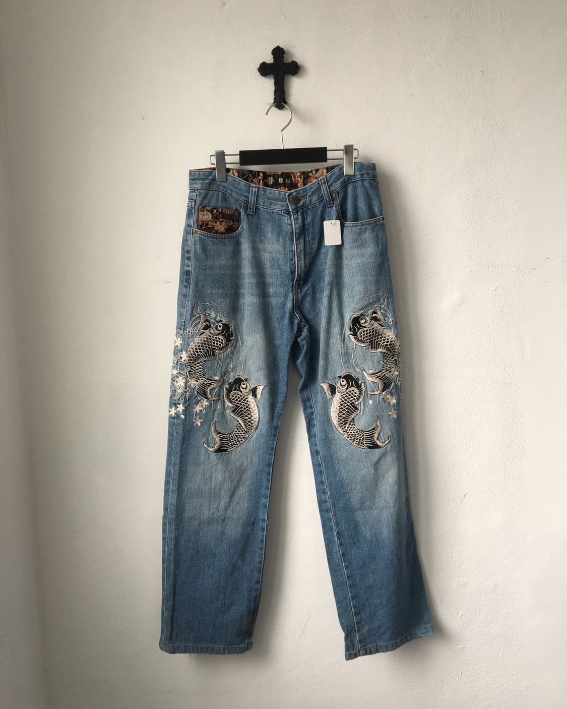 Oriental needle work denim pants 상품이미지2