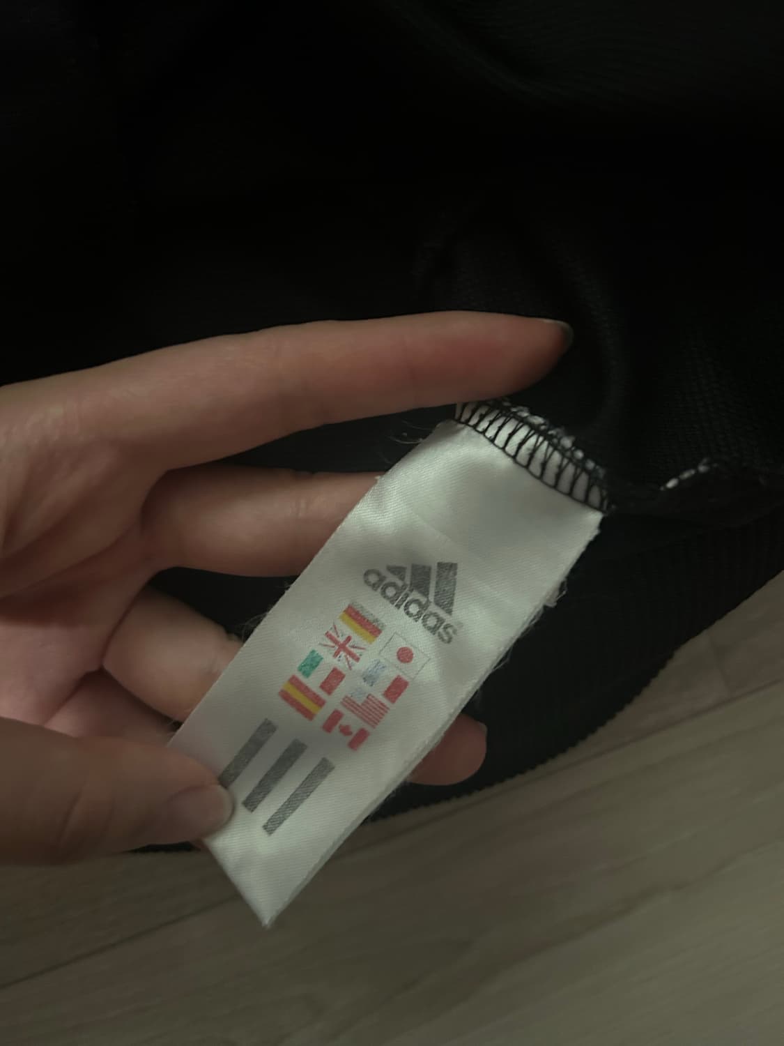 아디다스 금장 검골 트랙탑 져지 집업 100사이즈 상품이미지3