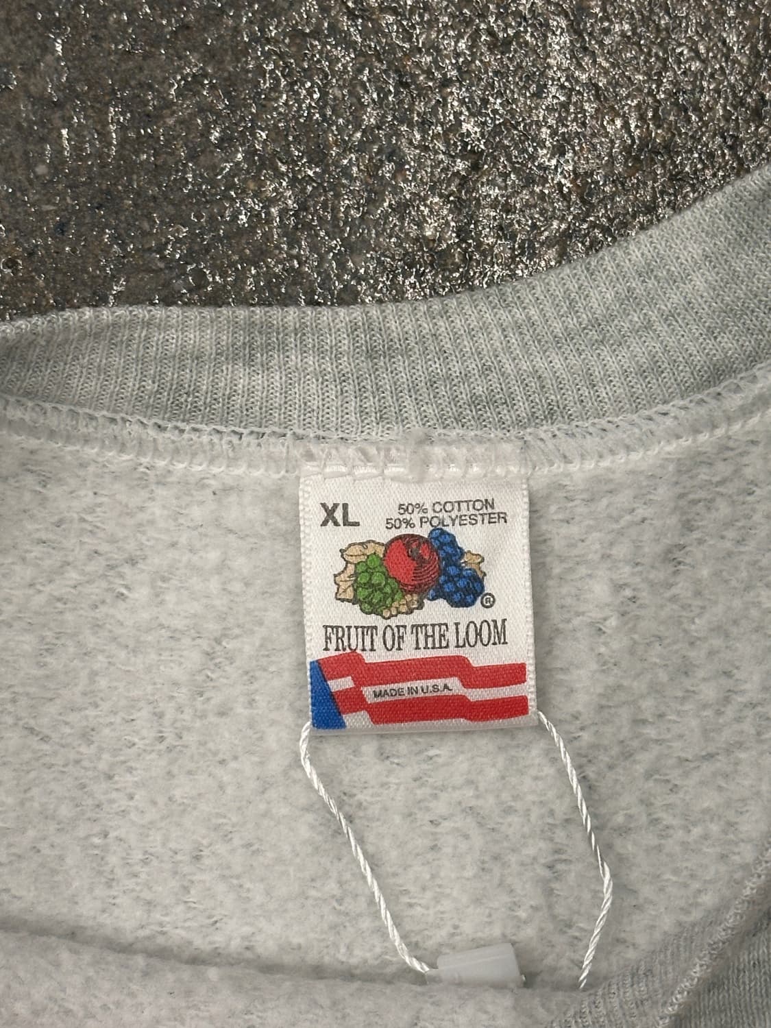 90s 50/50 made in USA 프룻오브더룸 스웻셔츠 XL 상품이미지4