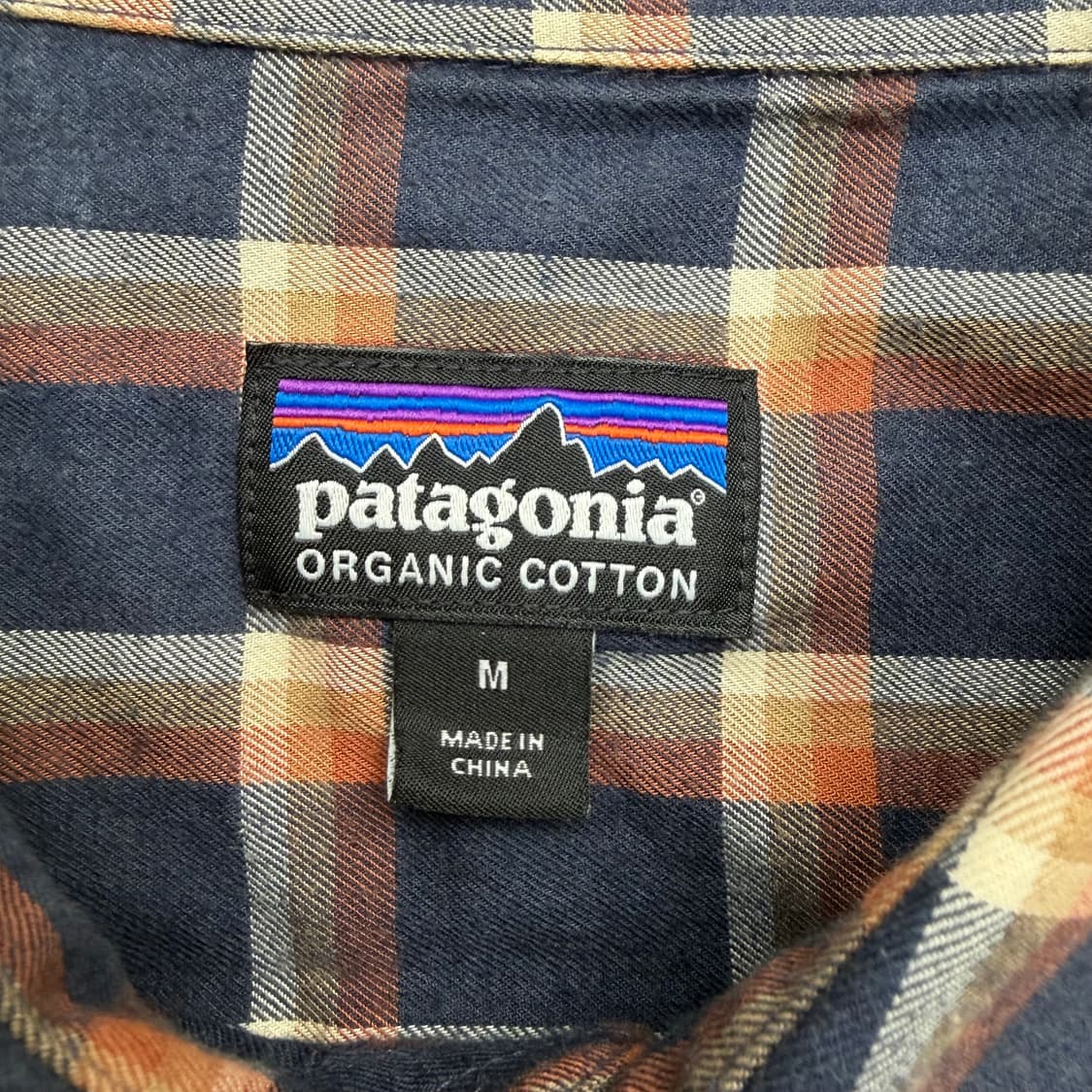 파타고니아 오가닉 코튼 플란넬 체크 셔츠 M 상품이미지7