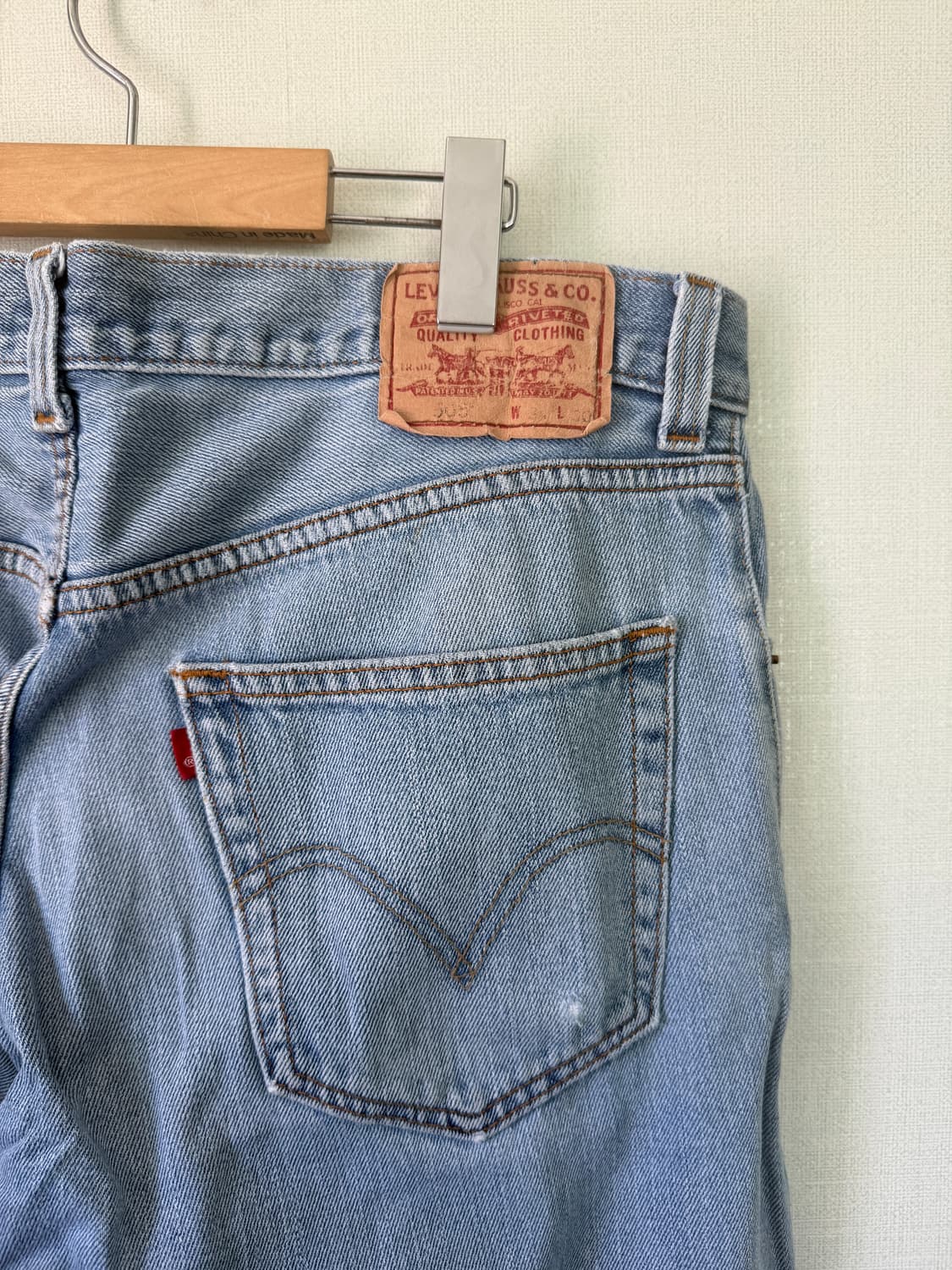 Levis 505 34x30 리바이스 연청 상품이미지6