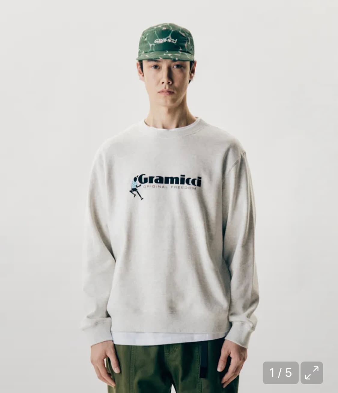 (23년) 그라미치  댄싱맨 스웨트 맨투맨 티셔츠 M 상품이미지1