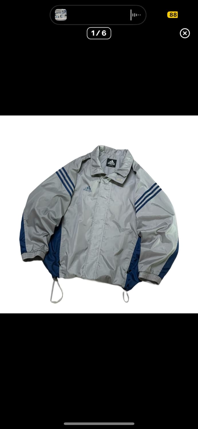 [구해요] 아디다스 올드스쿨 바람막이 배색 딥그레이  상품이미지1