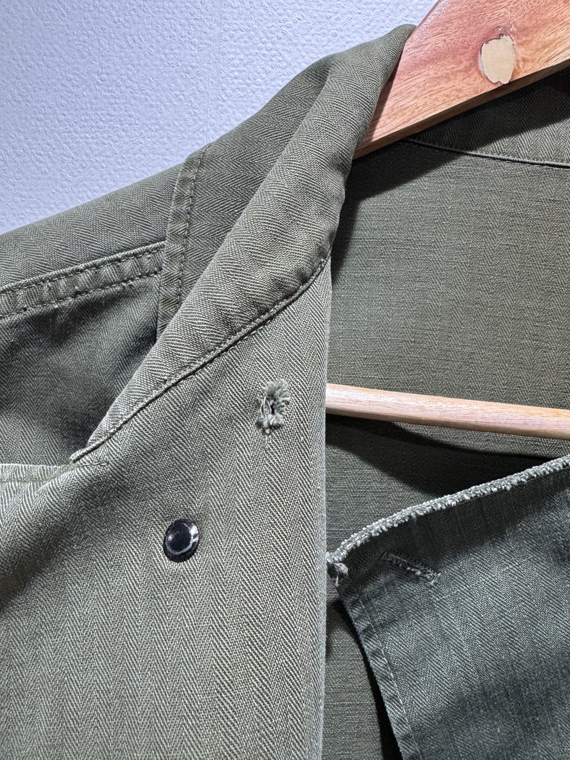 40s 오리지널 M43 HBT 셔츠 (38R) 상품이미지7