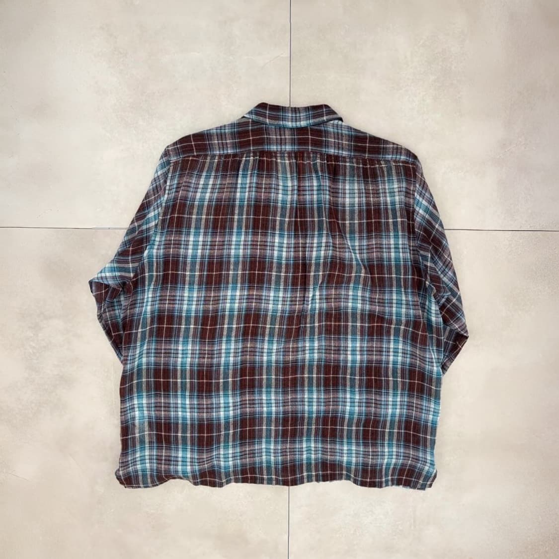 25aw THOM ombre check shirts 상품이미지3