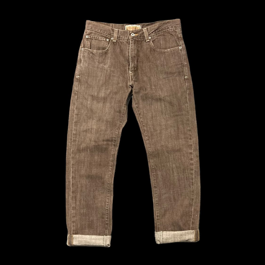 LEVI'S 리바이스 520 로우 테이퍼드 브라운 데님 상품이미지1