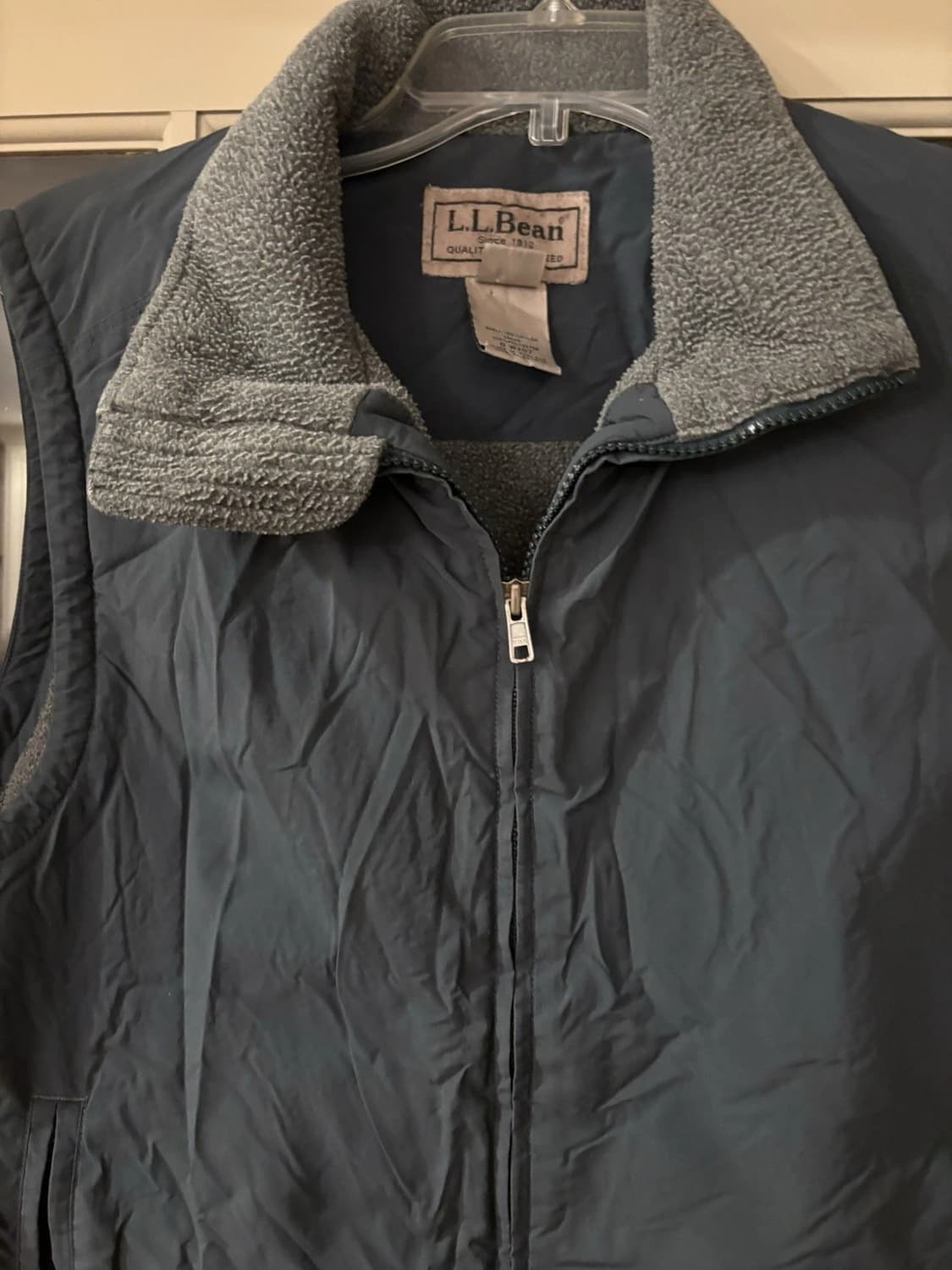 엘엘빈 빈티지 나일론 쉘 플리스 안감 조끼 상품이미지2