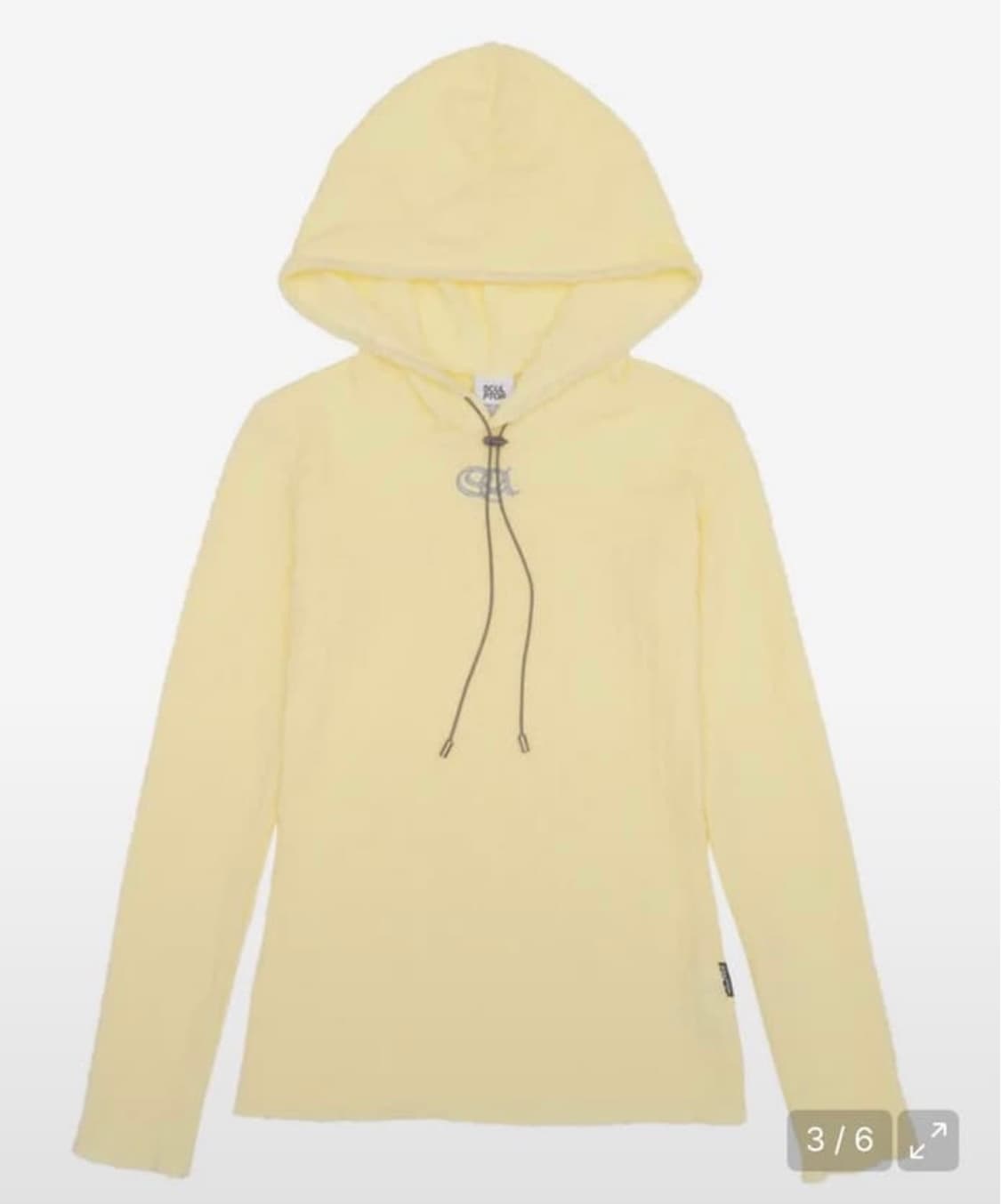 스컬프터 후드 엘로우 롱슬리브 상품이미지1