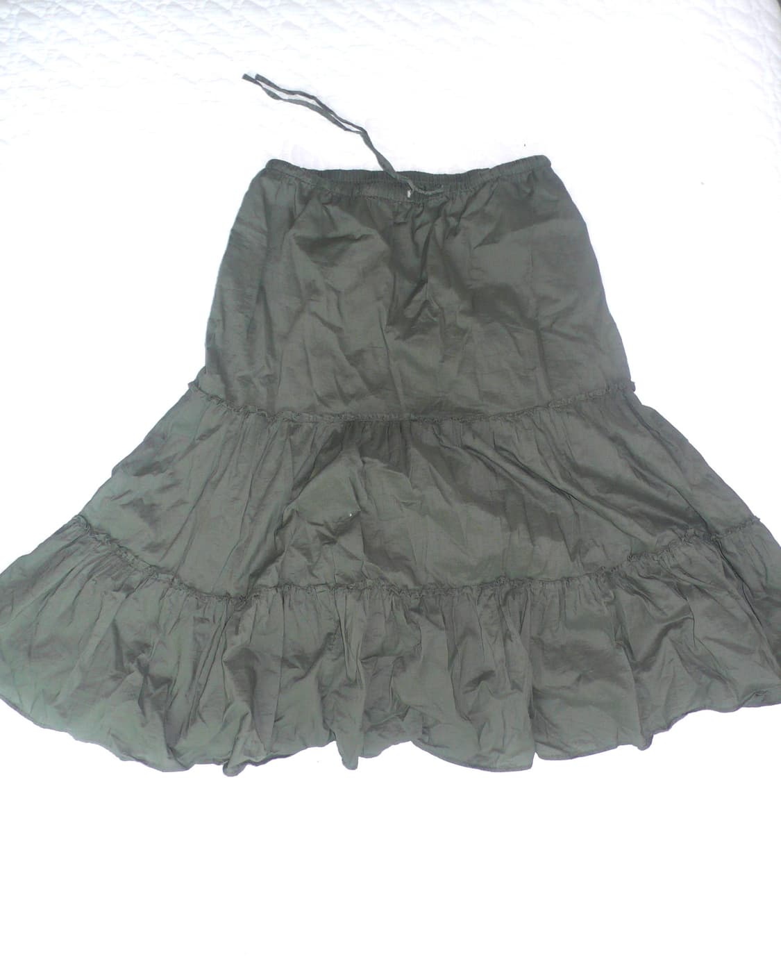 Khaki midi skirt 모리걸! 상품이미지1