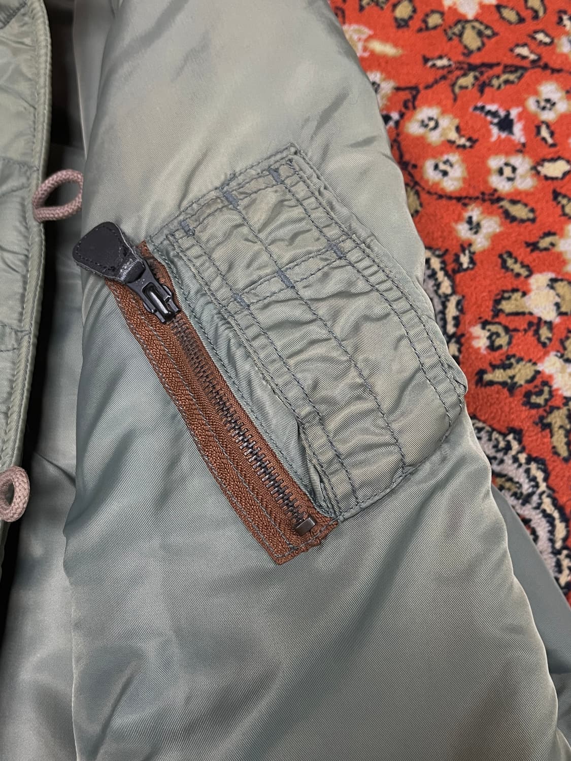 [L] Hope N-3B 빈티지 야상 파카 세이지 그린 상품이미지3