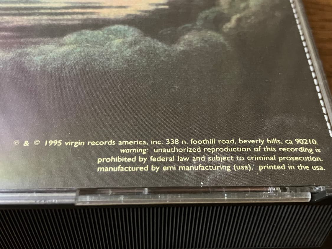 90년대 스매싱펌킨스 3집 더블 앨범 CD 상품이미지7