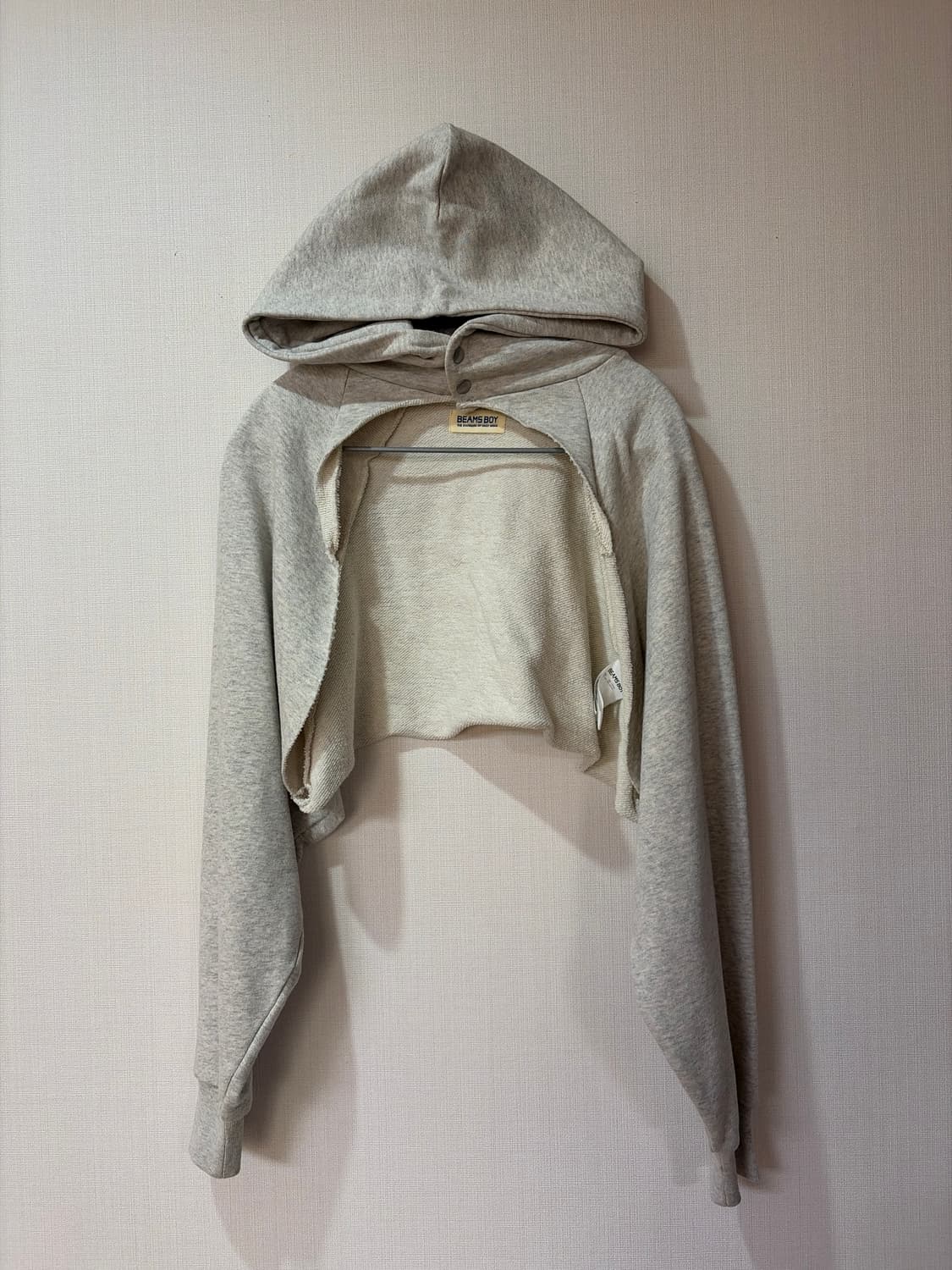 BEAMS BOY 프렌치 테리 볼레로 상품이미지5