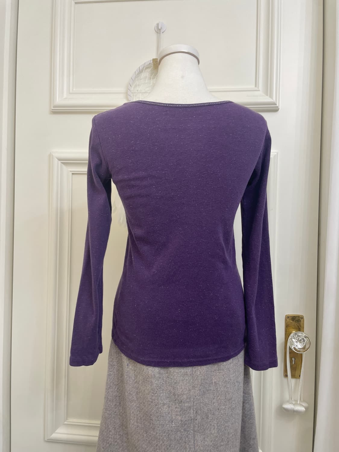 purple gold point shirring cardigan&glit 상품이미지9
