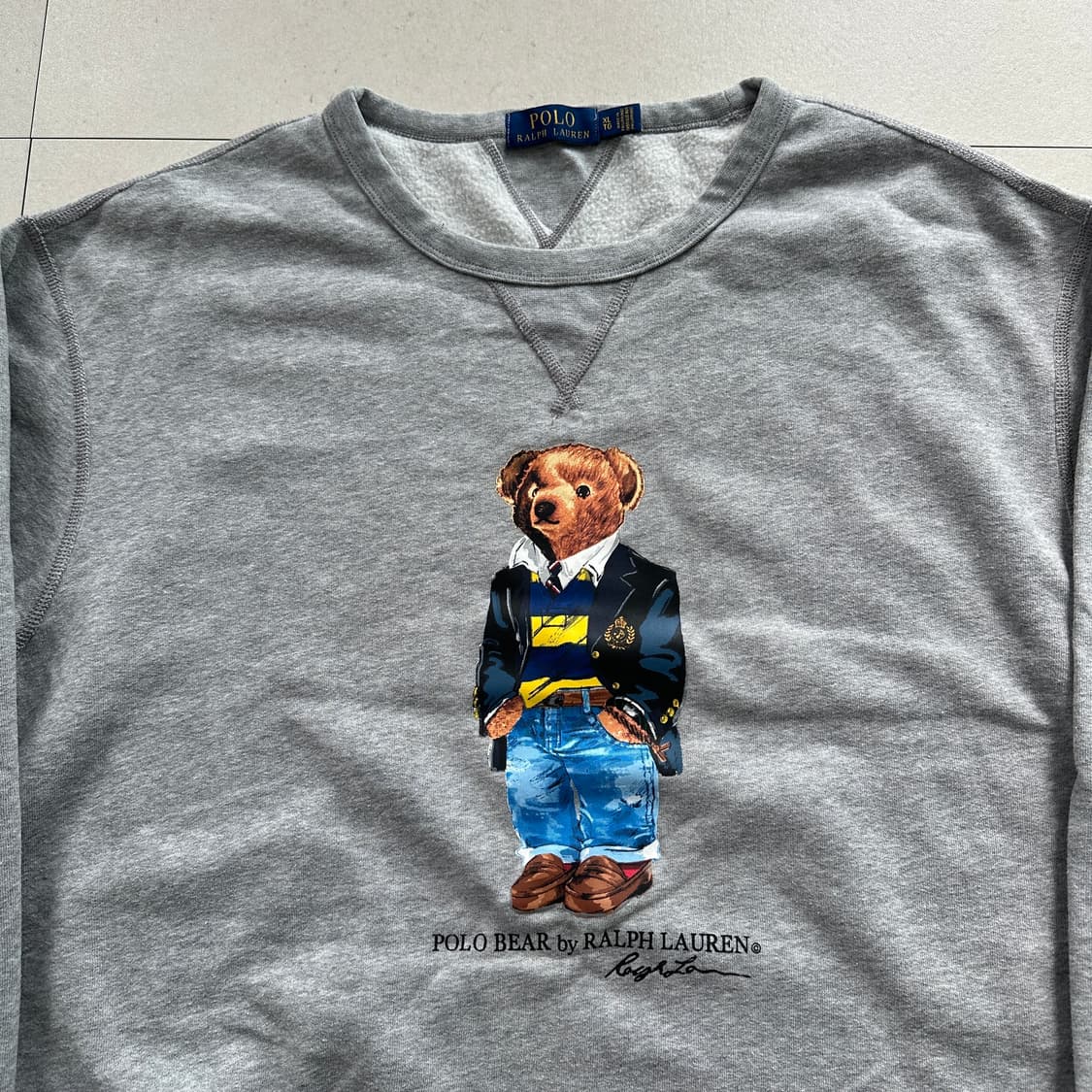폴로 랄프로렌 폴로베어 맨투맨 XL (그레이) 상품이미지2