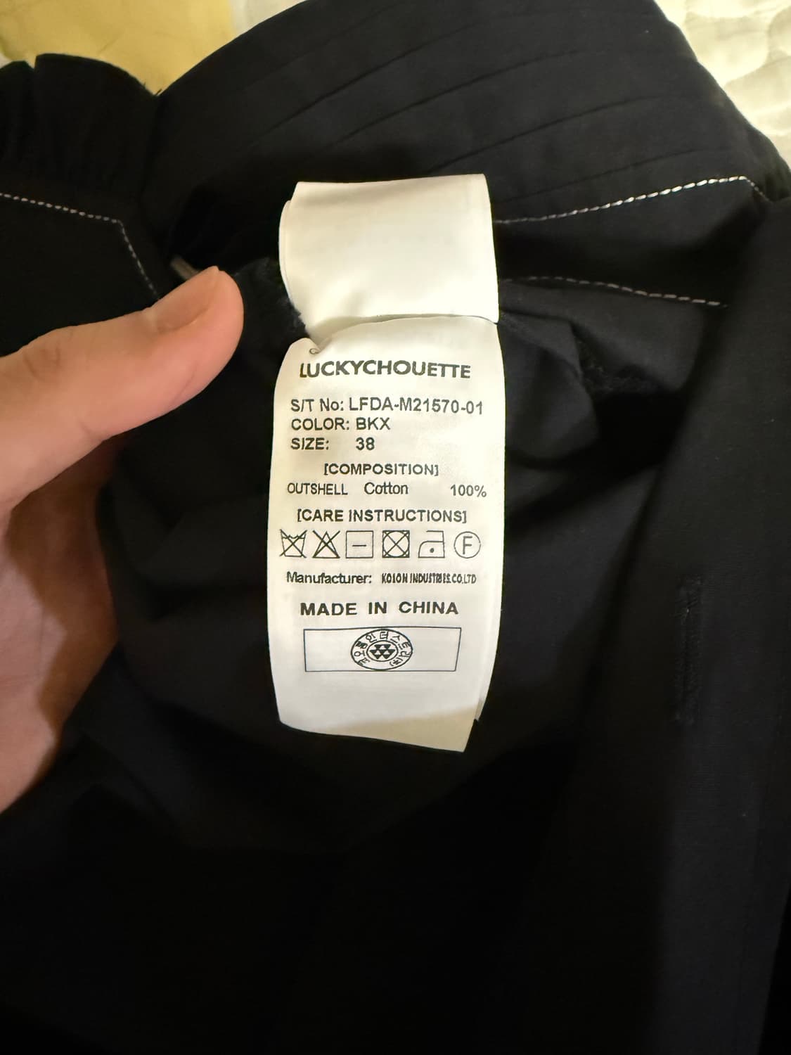 블랙 코튼 반팔 프릴카라 원피스 상품이미지6