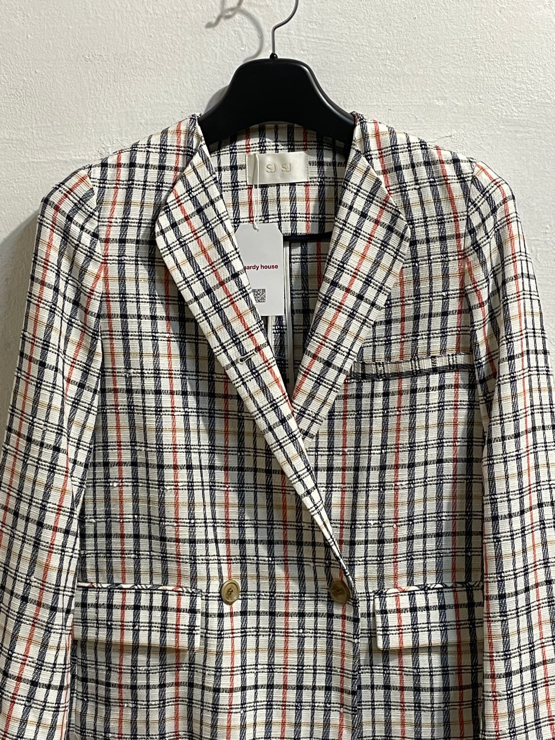 SJ SJ 체크 트위드 자켓 상품이미지4