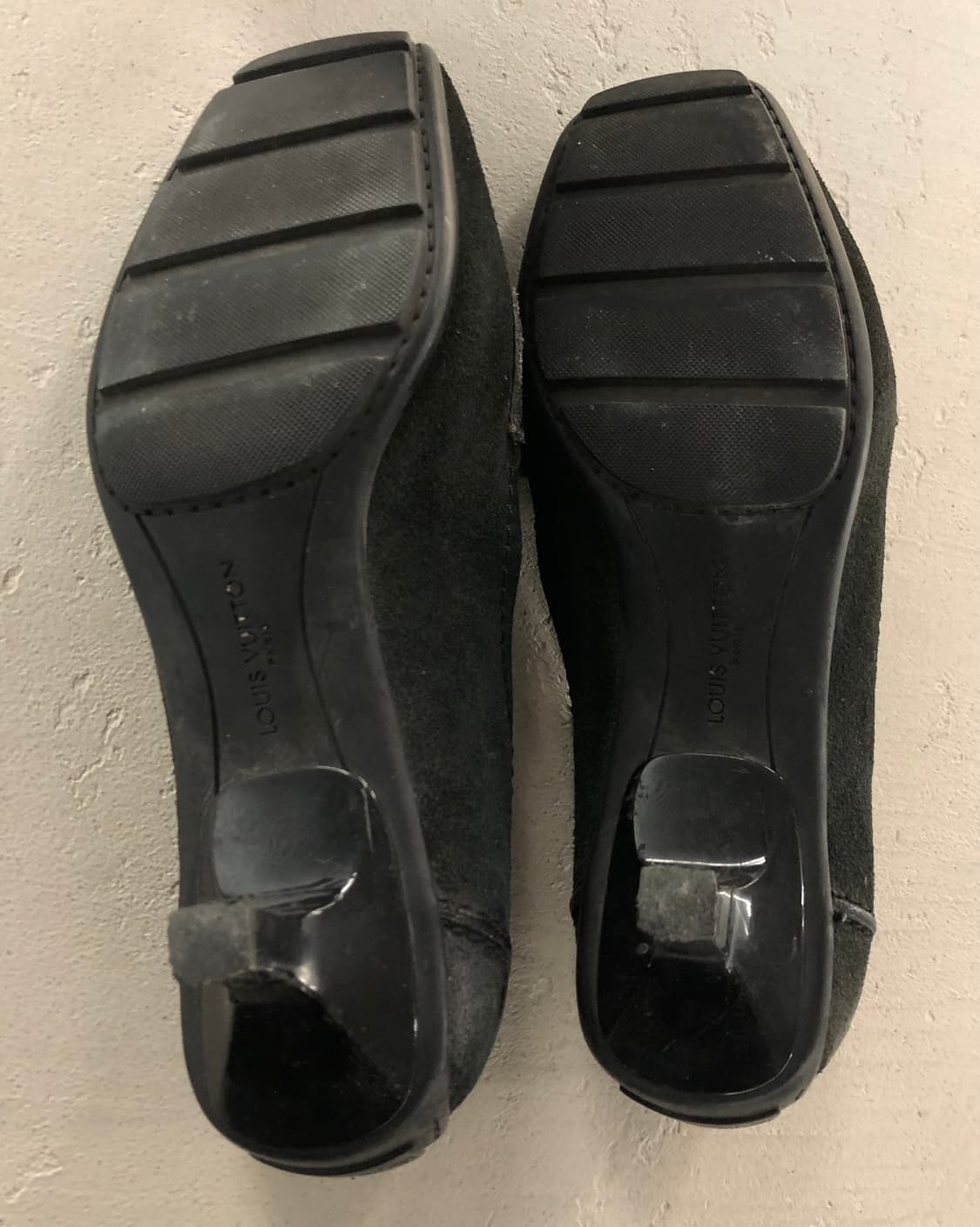 루이비통 로퍼 힐 블랙 스웨이드 36.5 상품이미지6