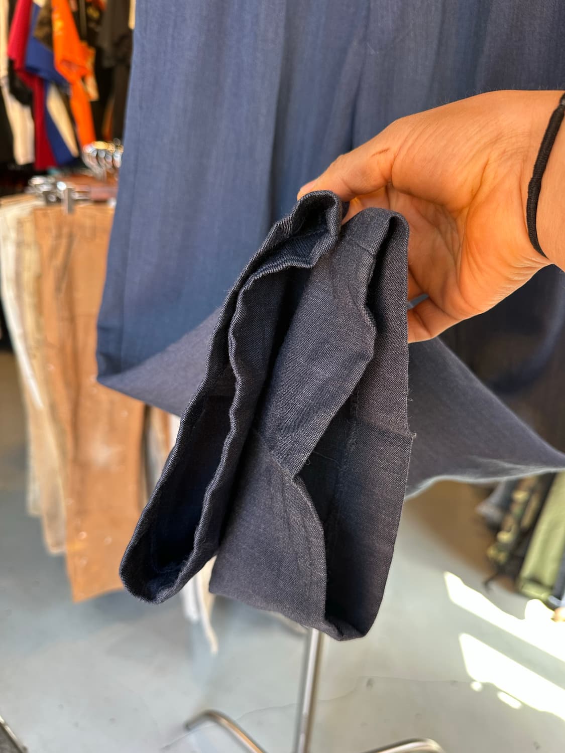 Old 영국군 British RAF 밀리터리 원턱 드레스 슬랙스 팬츠 상품이미지5