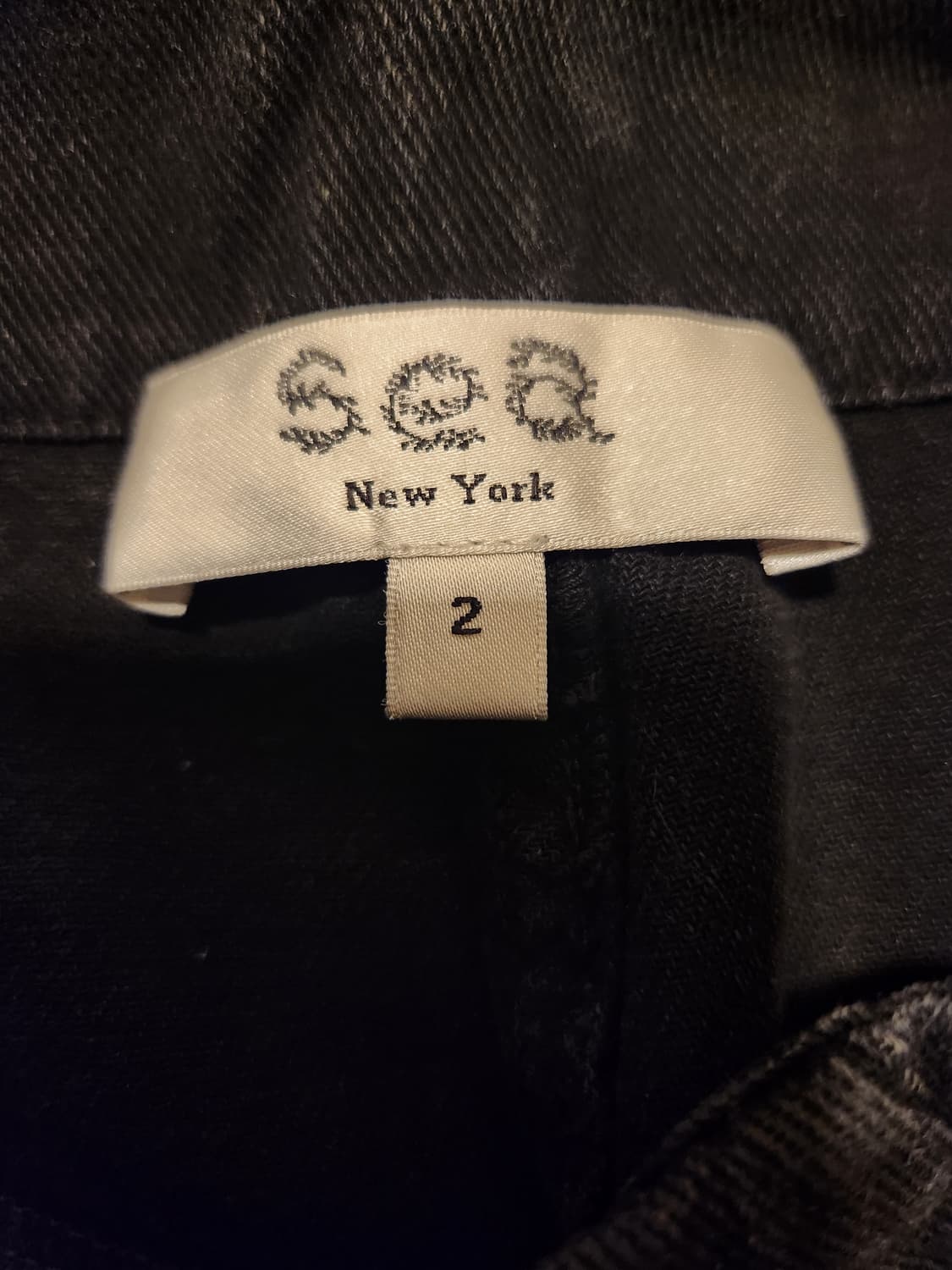 (정품)씨뉴욕 SEA NY 블랙 데님팬츠 상품이미지5