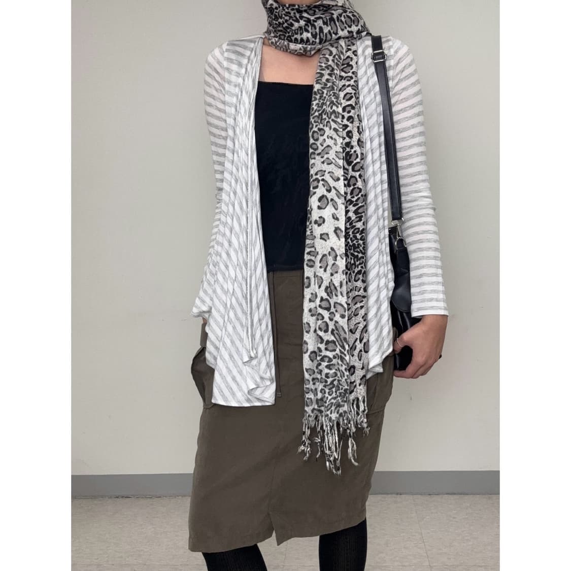 빈티지 레오파드 머플러 락시크 상품이미지5