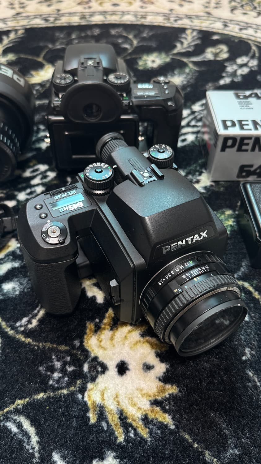 펜탁스 645n ,645n2, 렌즈,필름백 일괄판매합니다. 상품이미지2