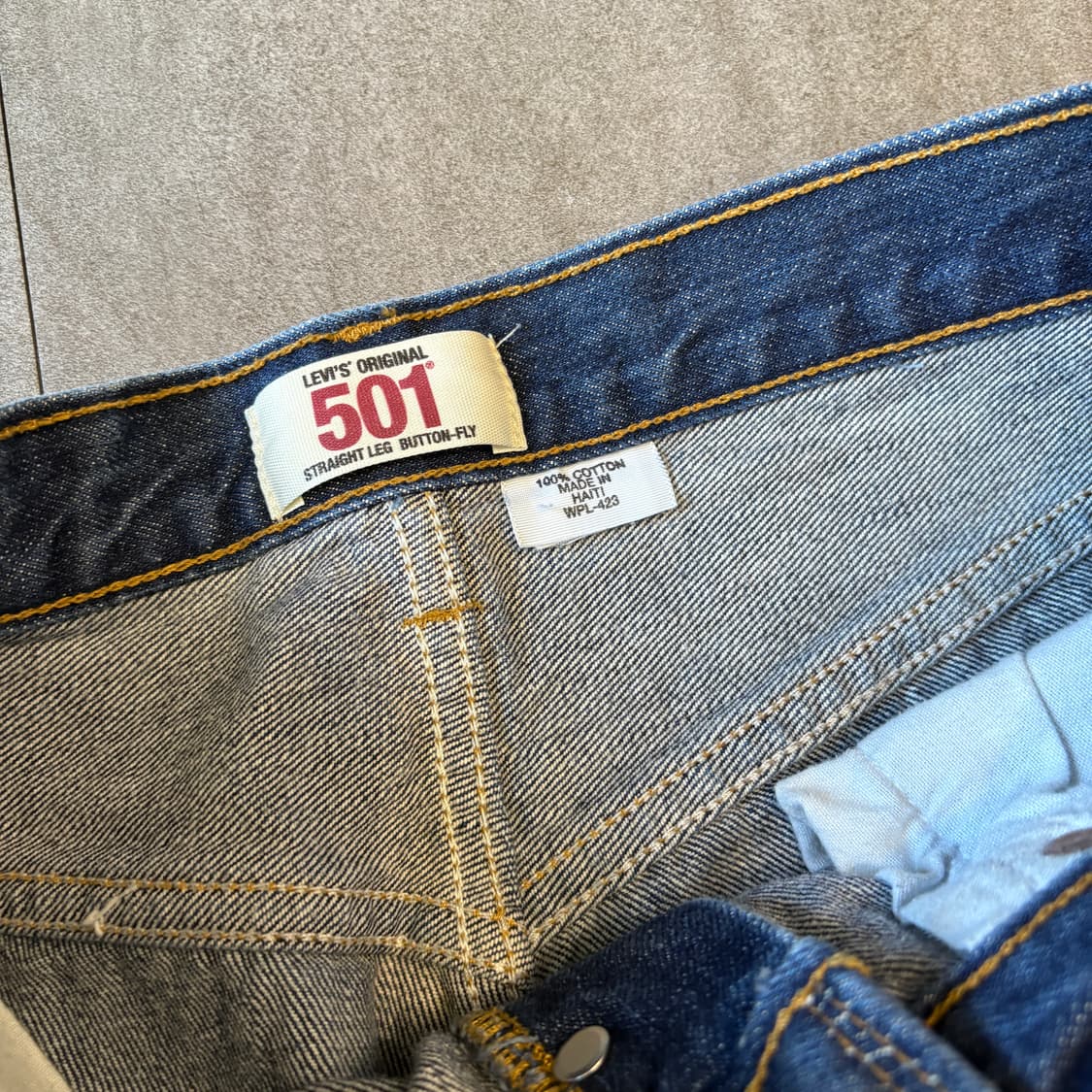 리바이스 정품 바지 오리지널 501 데님 팬츠 상품이미지6