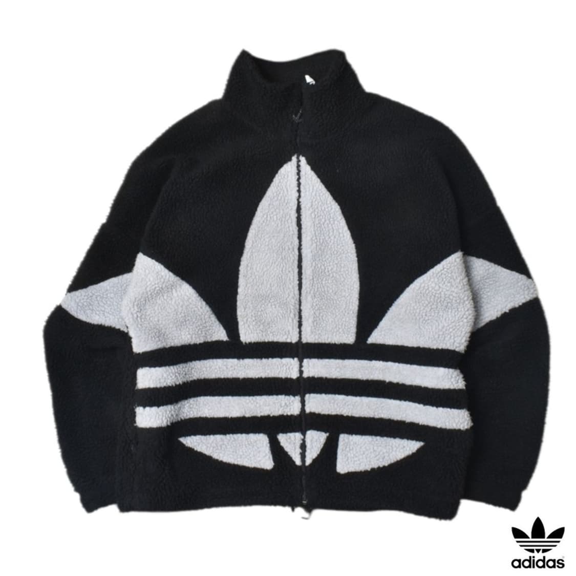아디다스 양털 후리스 플리스 자켓 L 상품이미지1