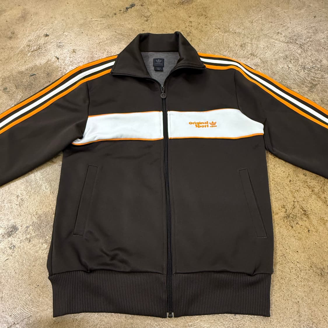 아디다스 브라운 초코 져지 트랙탑 95 상품이미지3