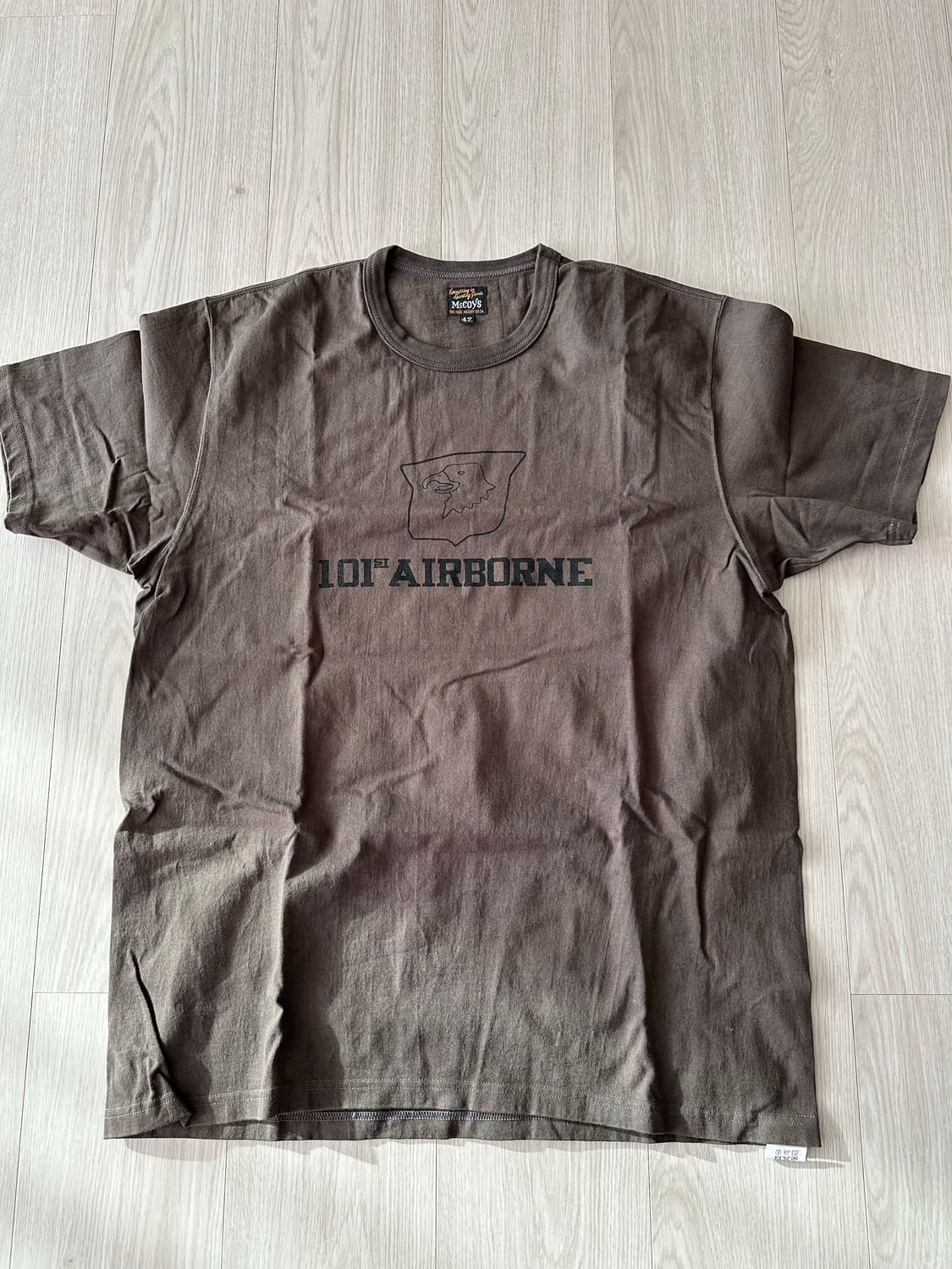 리얼맥코이 101 공수부대 반팔 티셔츠 42 새상품 상품이미지1